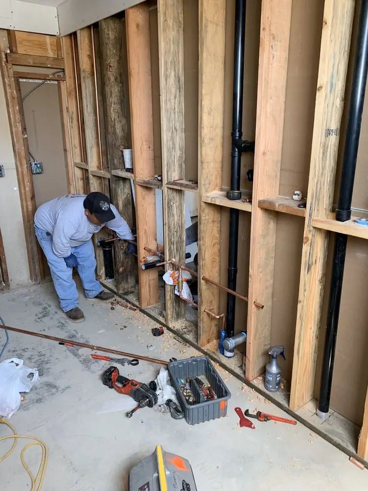 Commercial rough-in plumbing for Gas Line Repair in Garrison Farms
